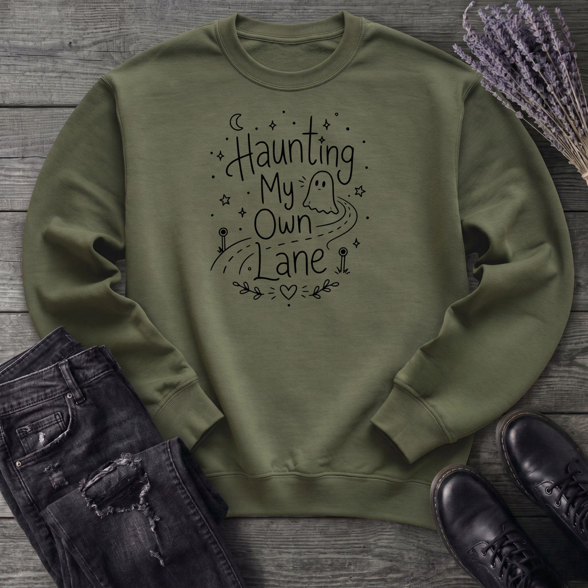 Haunting My Own Lane Sweatshirt