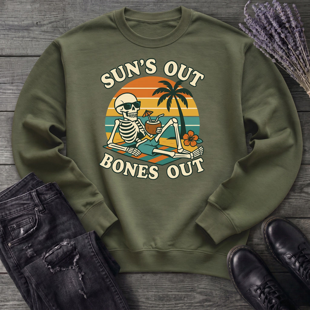 Suns Out Bones Out Sweatshirt