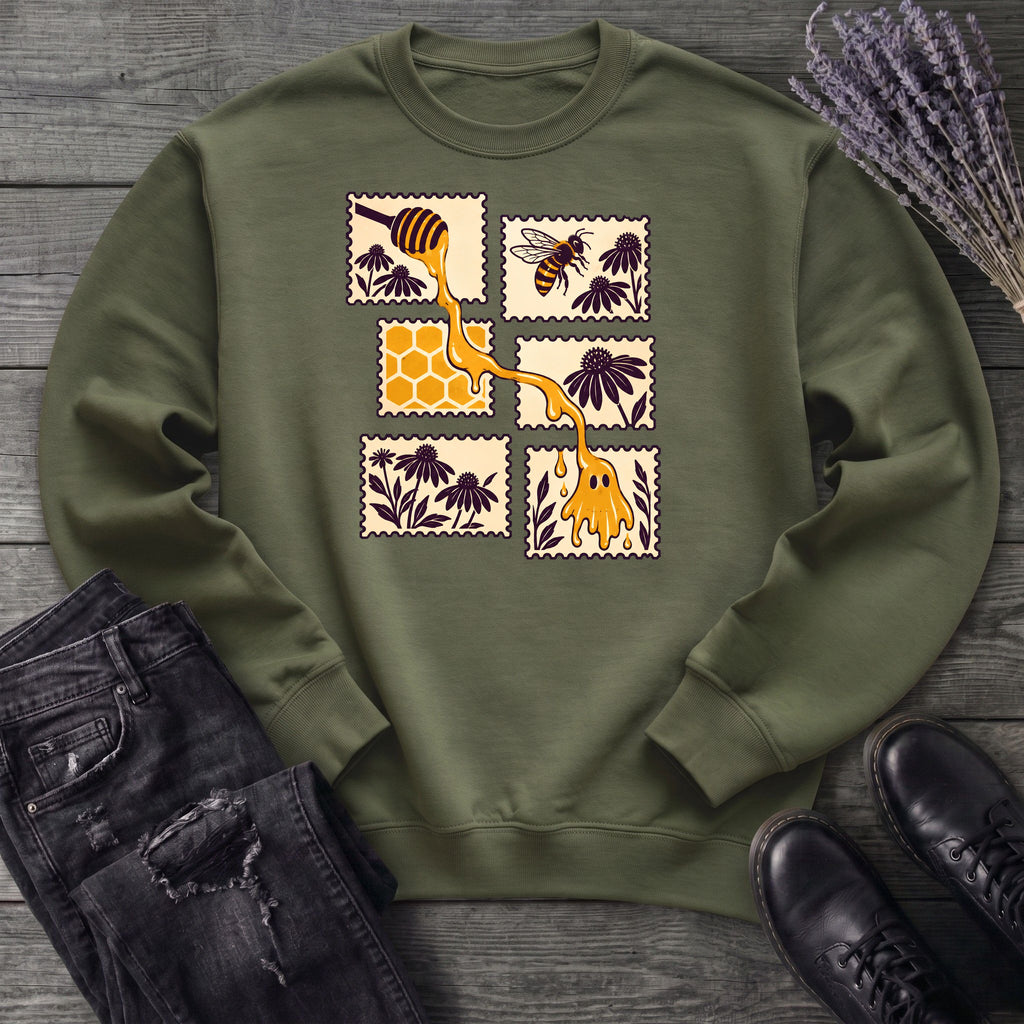 Honey Ghost Stamps Sweatshirt