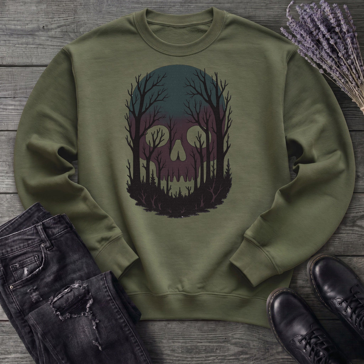 Skull Forest Sweatshirt