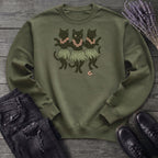 Hula Black Cat Trio Sweatshirt