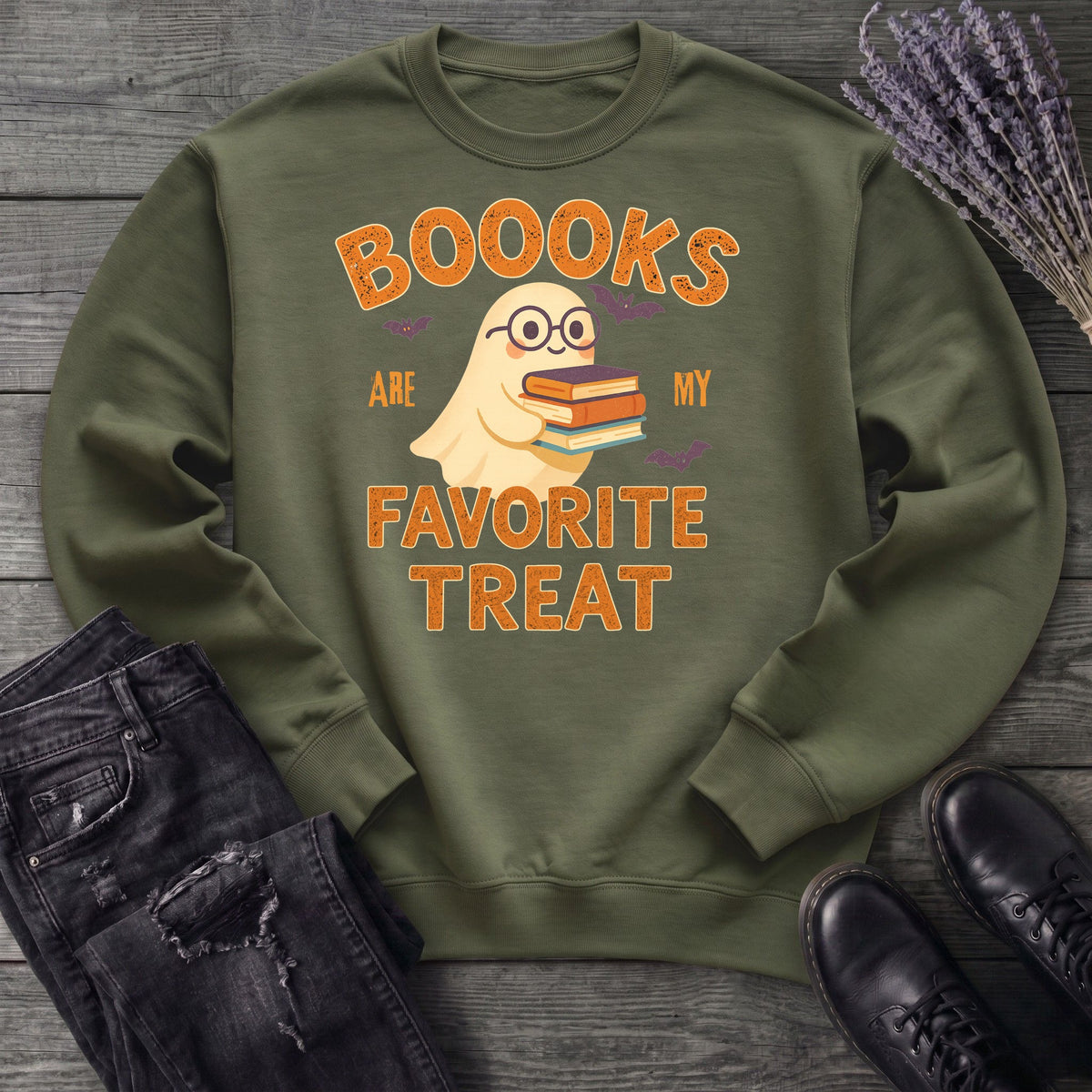 Books Are My Favorite Treats Sweatshirt