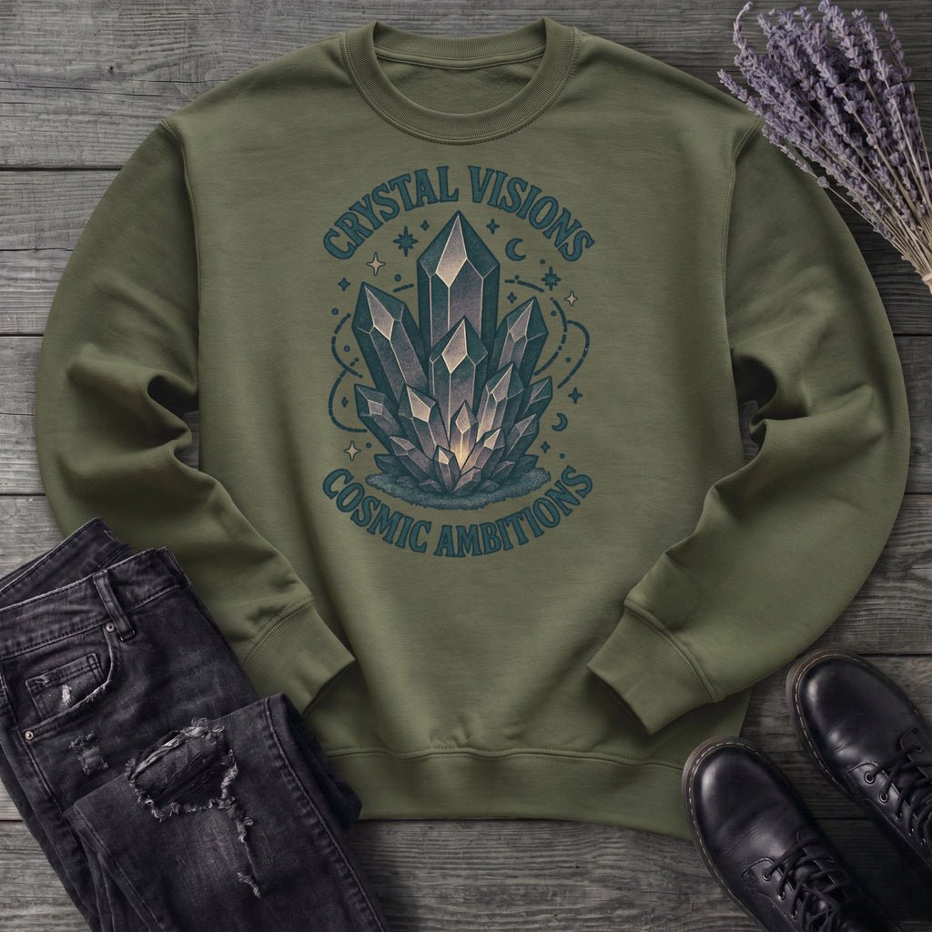 Crystal Visions Cosmic Ambitions Sweatshirt