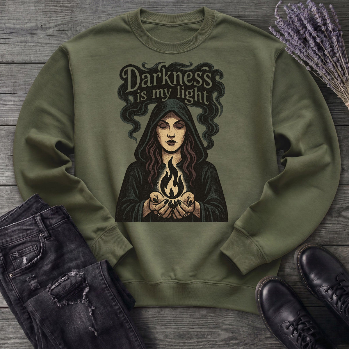 Darkness Is My Light Sweatshirt