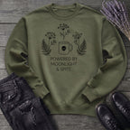 powered by moonlight & spite Sweatshirt