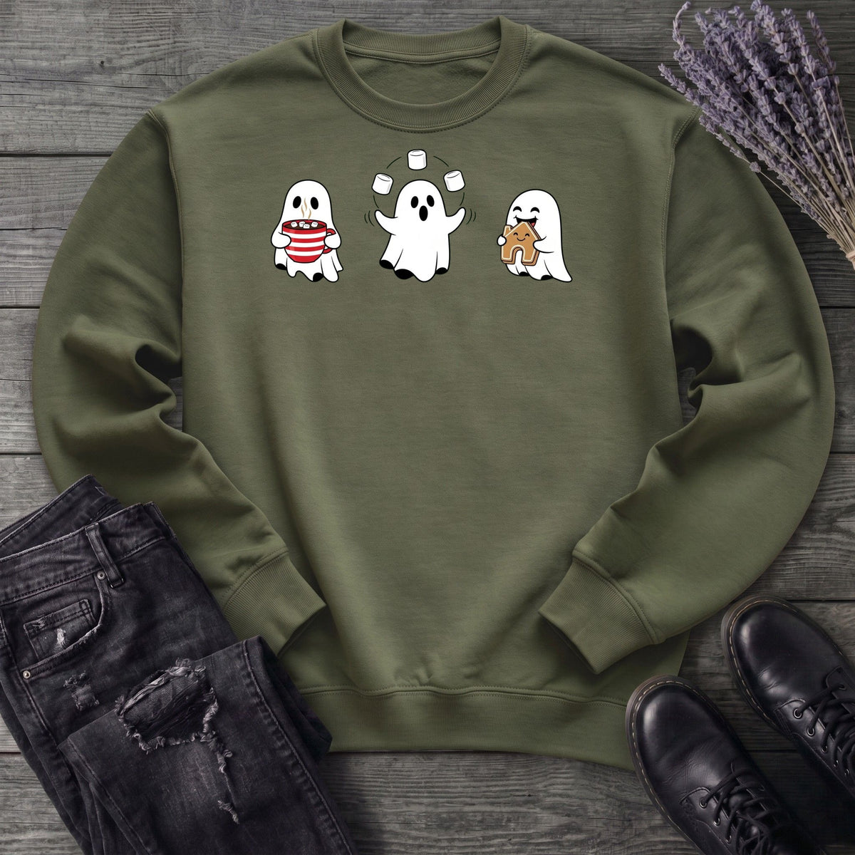 Hot Cocoa Ghosts Sweatshirt