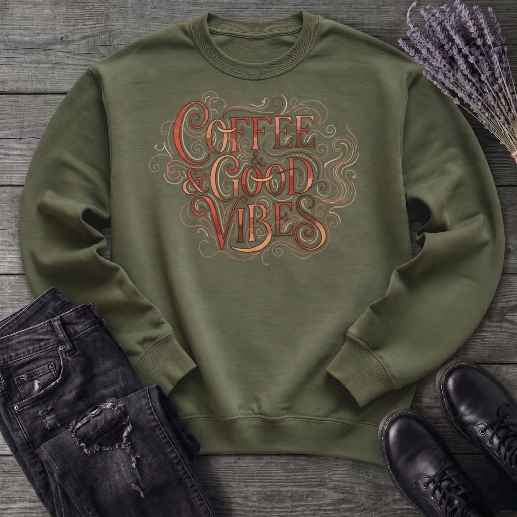 Coffee And Good Vibes Sweatshirt