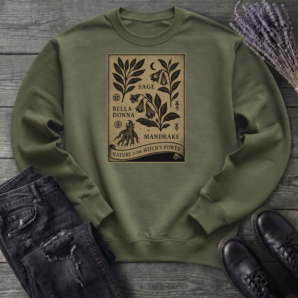 Nature Is The Witchs Power Sweatshirt