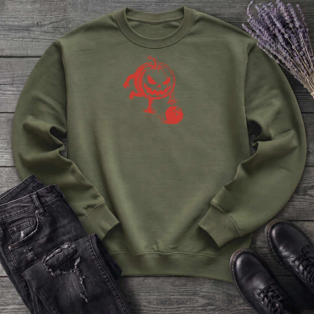 Bowling Jack-o-Lantern Sweatshirt