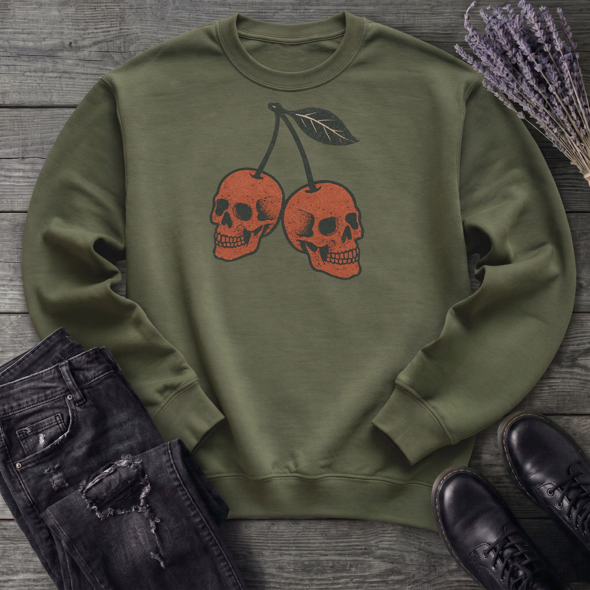 Skull Cherries Sweatshirt