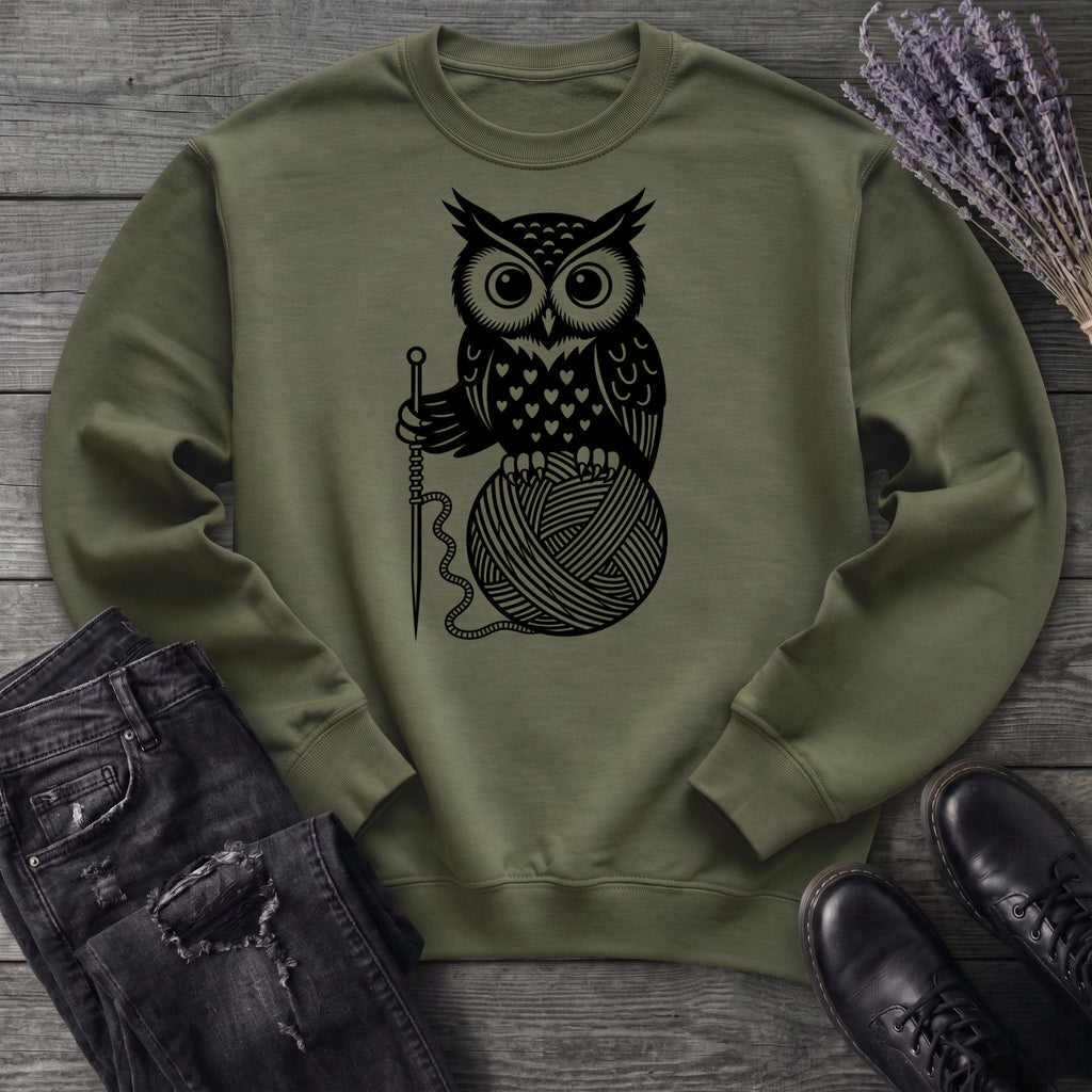 Owl And Yarn Sweatshirt