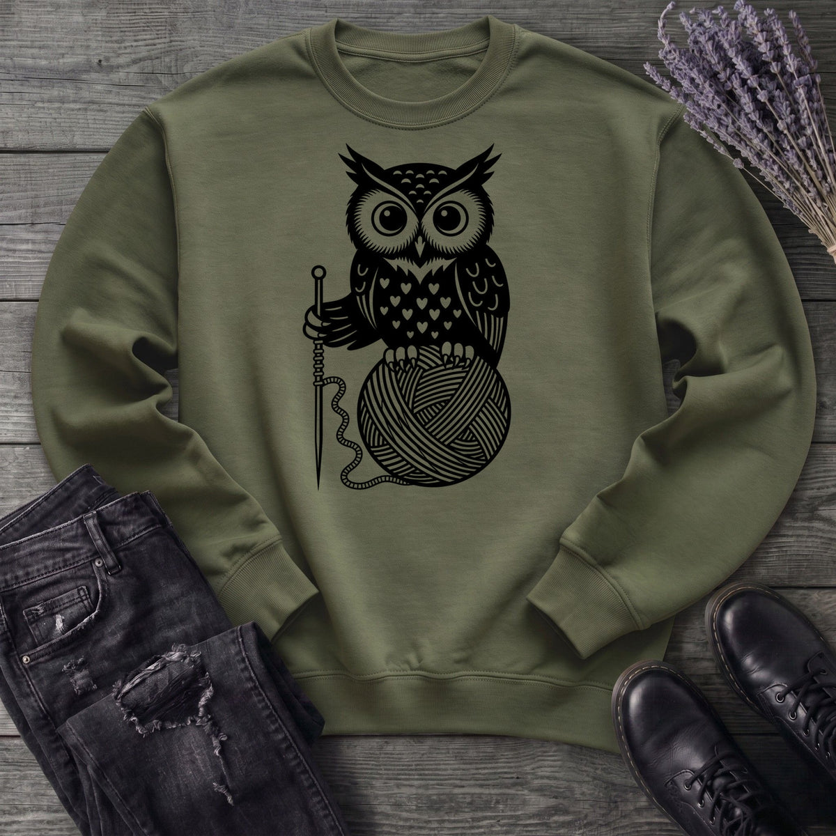 Owl And Yarn Sweatshirt