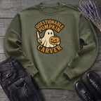 Questionable Pumpkin Carver Sweatshirt