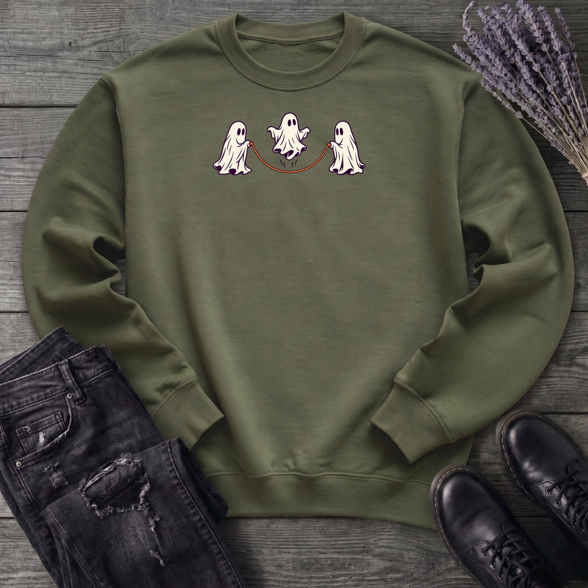 Jump Roping Ghosts Sweatshirt