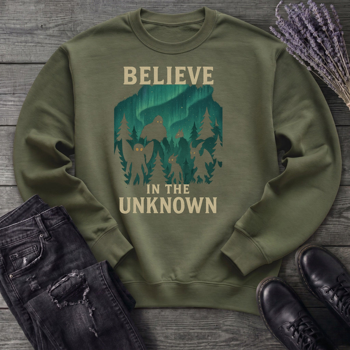 Believe In The Unknown Sweatshirt