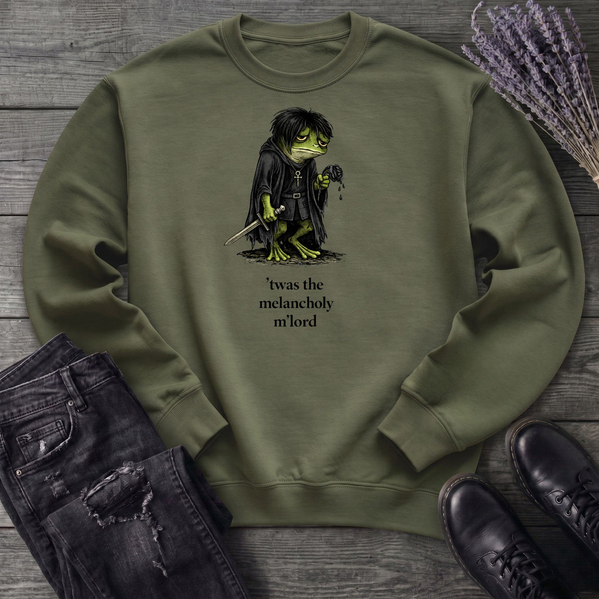 Twas The Melancholy Sweatshirt