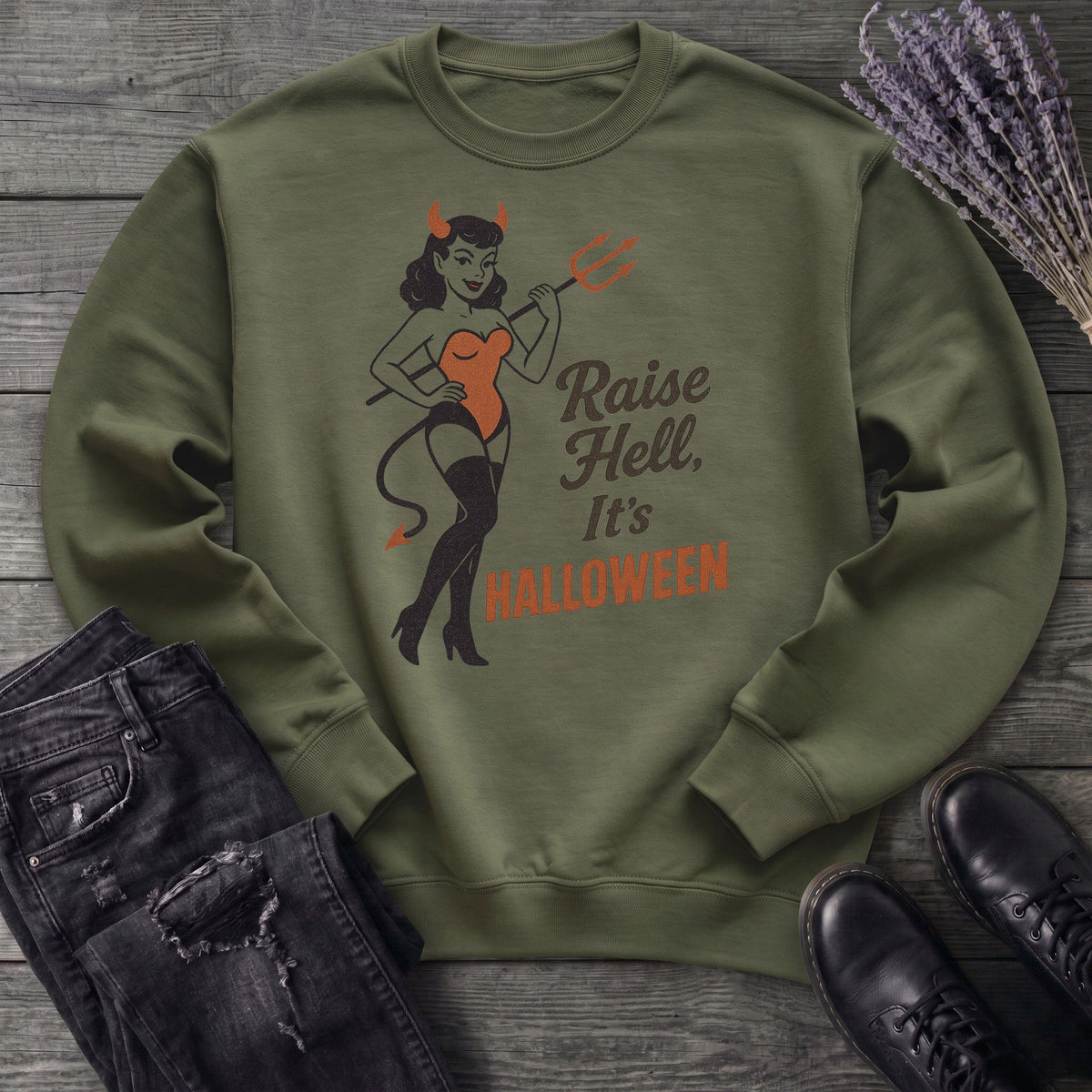 Raise Hell Its Halloween Sweatshirt