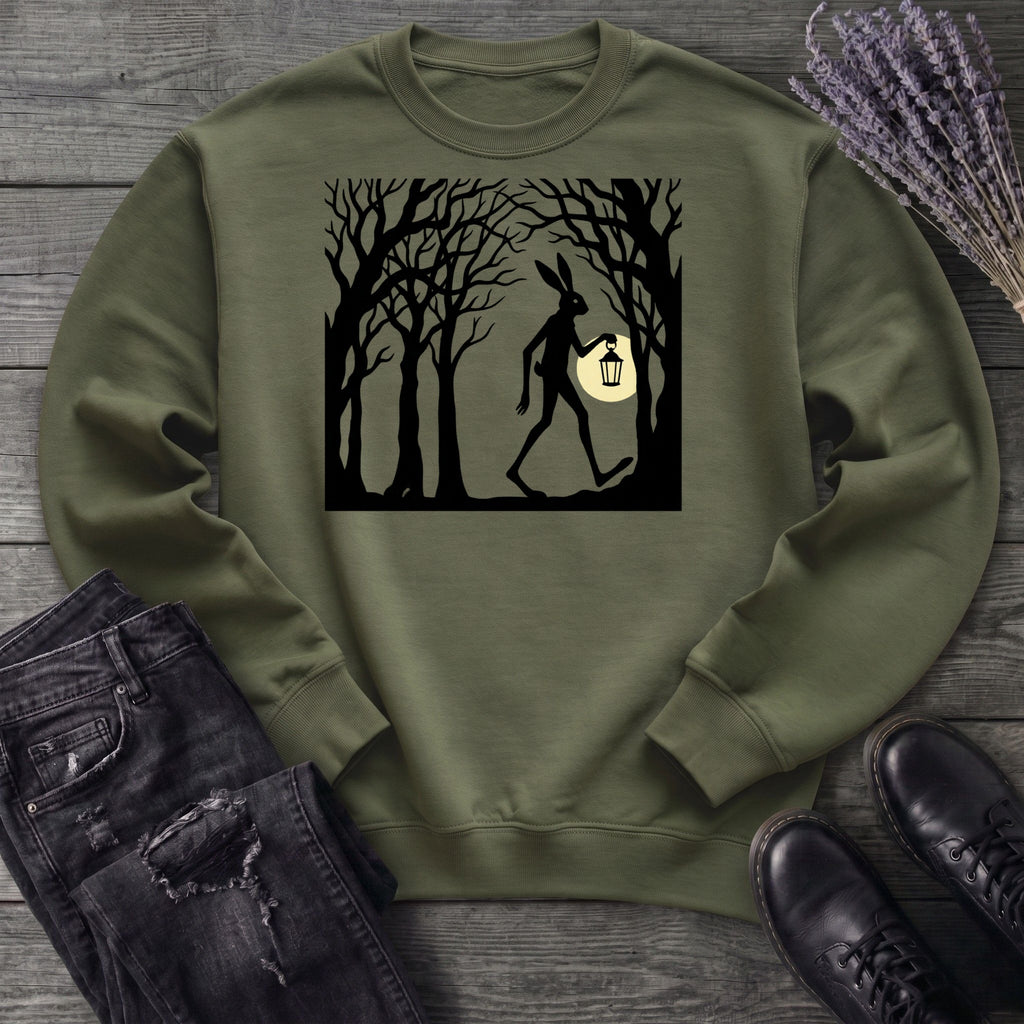 tall rabbit spooky easter Sweatshirt