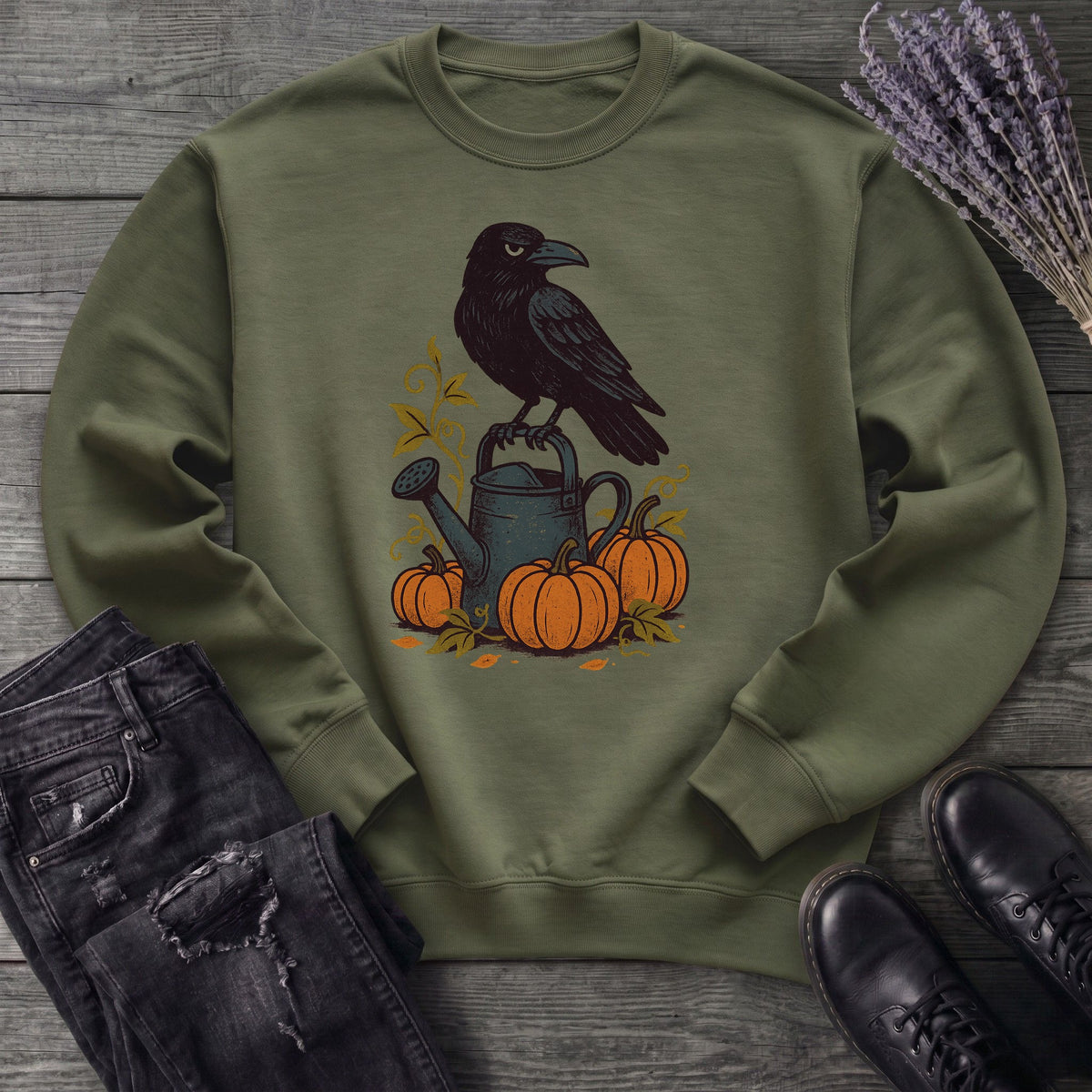 Raven Pumpkin Patch Sweatshirt