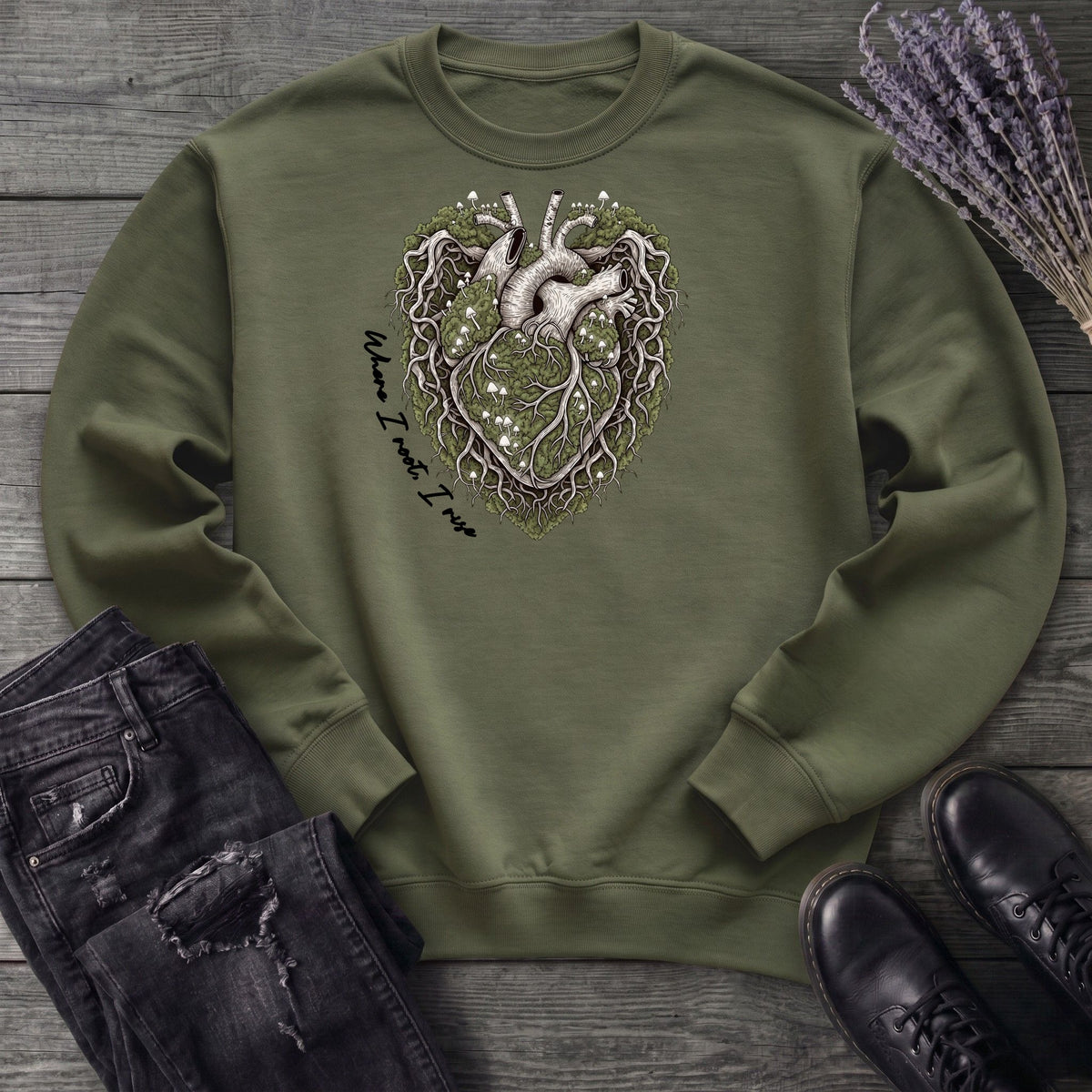 Where I Root I Rise Sweatshirt
