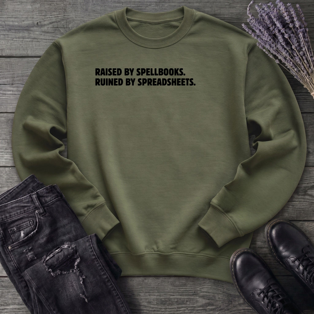 Spellbooks and Spreadsheets Sweatshirt