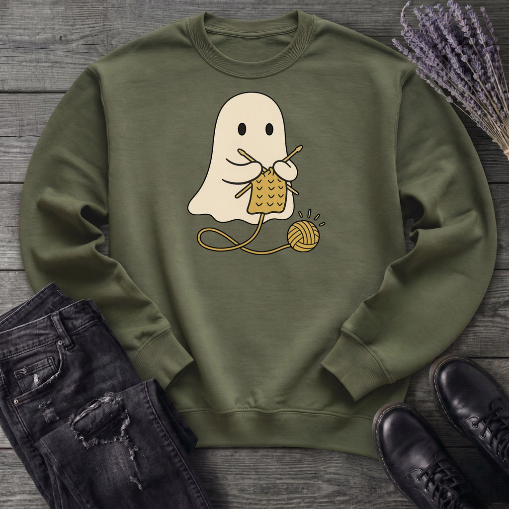 Knitting Ghost Sweatshirt