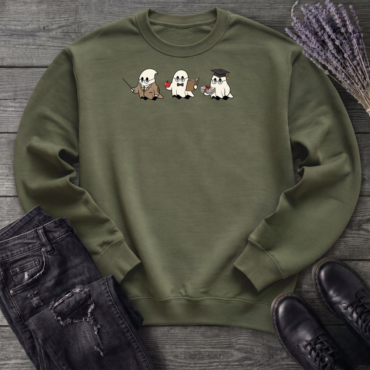 Professor Ghost Trio Sweatshirt