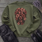 Hibiscus Skull Sweatshirt