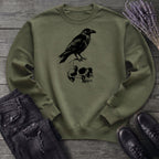 Classic Crow and Skull Sweatshirt
