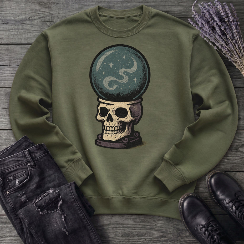 Crystal Ball Skull Sweatshirt