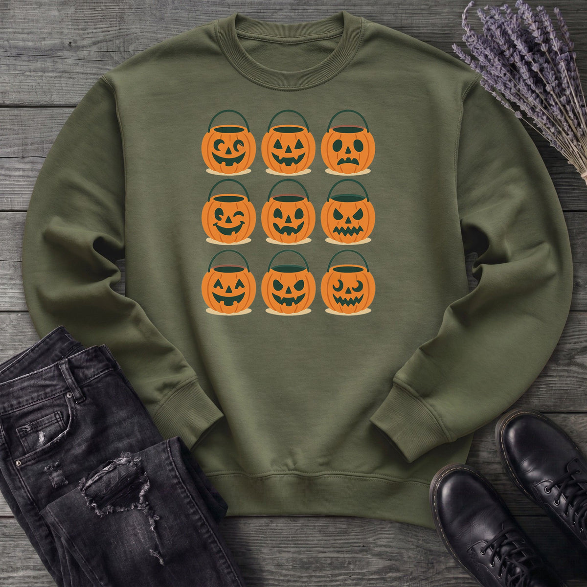 Bucket Grid Sweatshirt