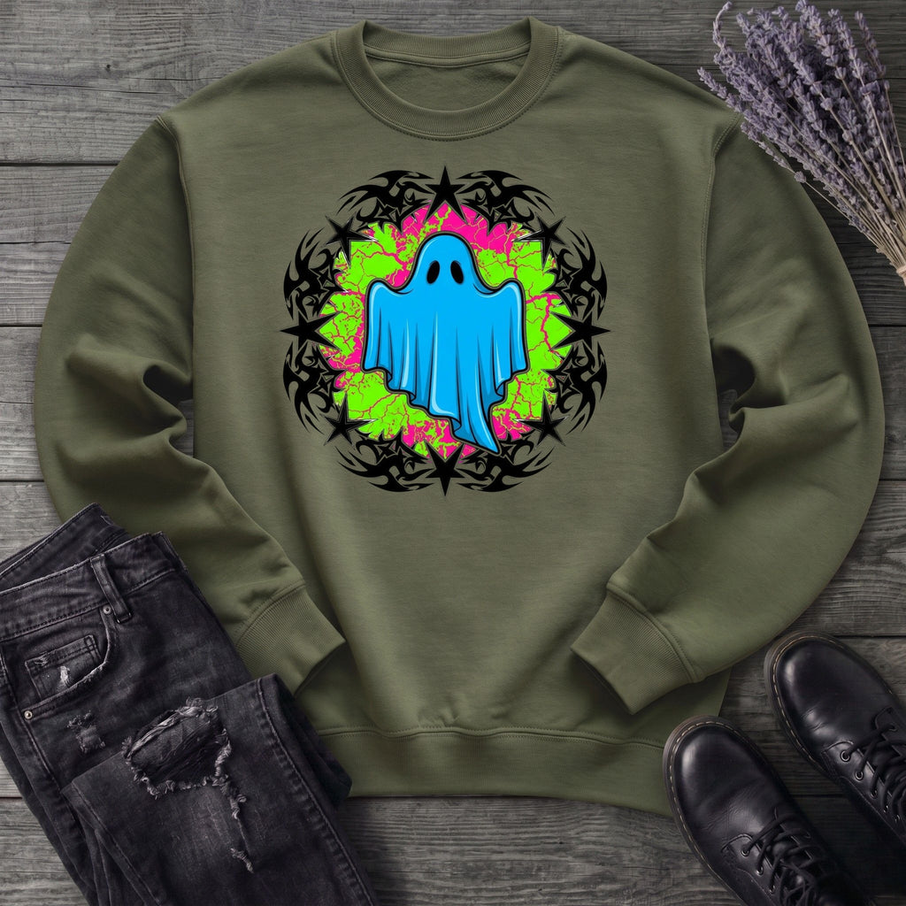 Grunge Star Ghost Sweatshirt