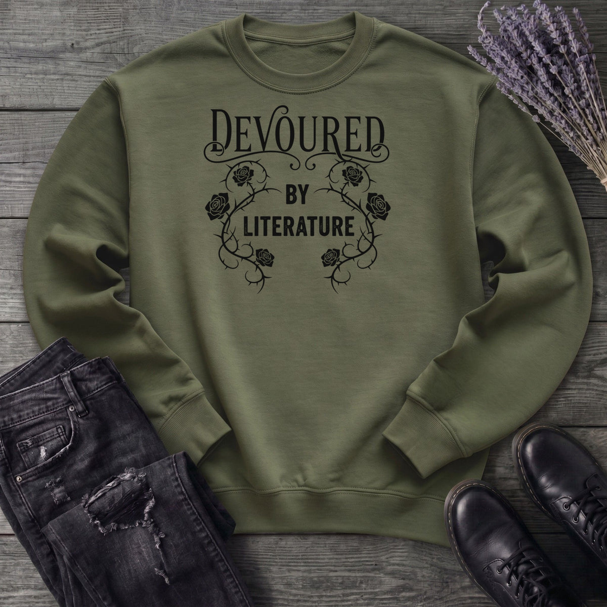 Devoured By Literature Sweatshirt