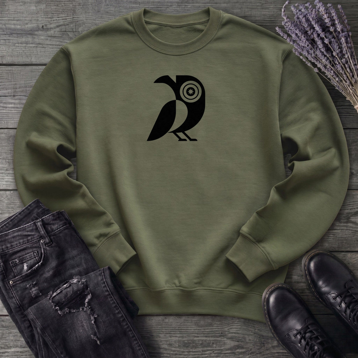 The All-Seeing Crow Sweatshirt