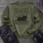 Black Cat Energy Sweatshirt