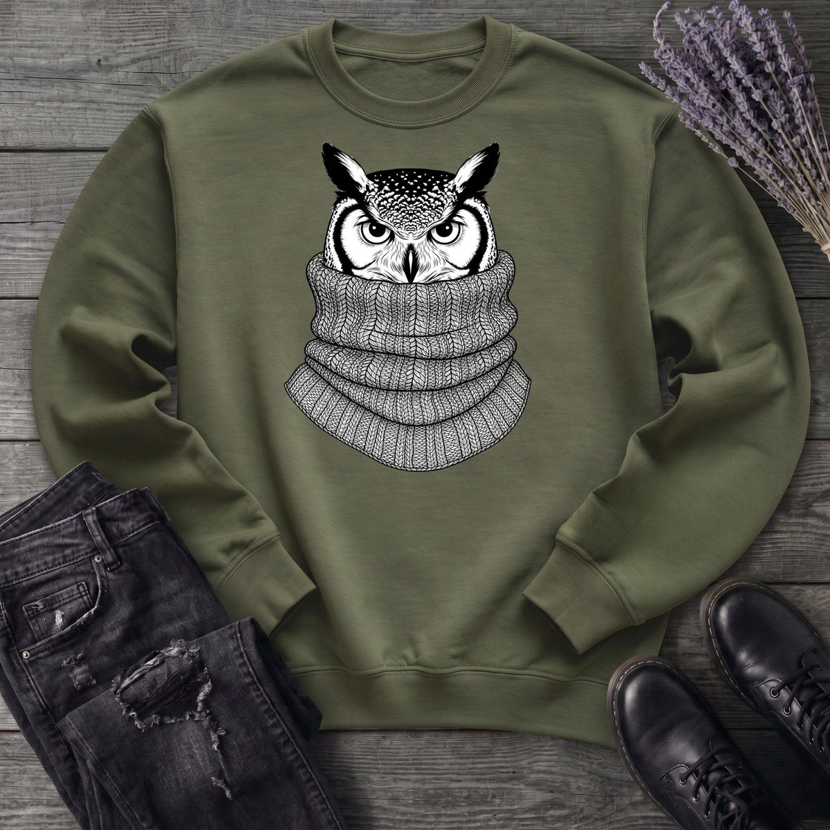 Owl In Cowl Sweatshirt