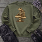 Frog Skeleton Mushroom Sweatshirt
