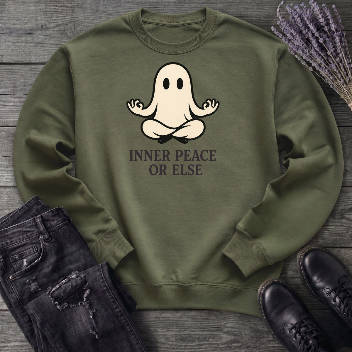 Inner Peace Or Else Sweatshirt