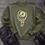 Nautical Compass Skeleton Hand Sweatshirt