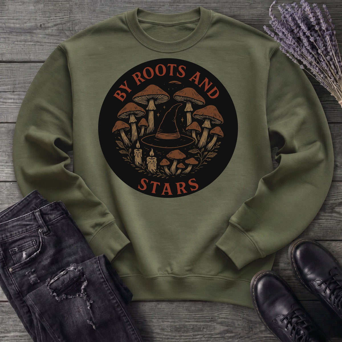 By Roots And Stars Sweatshirt