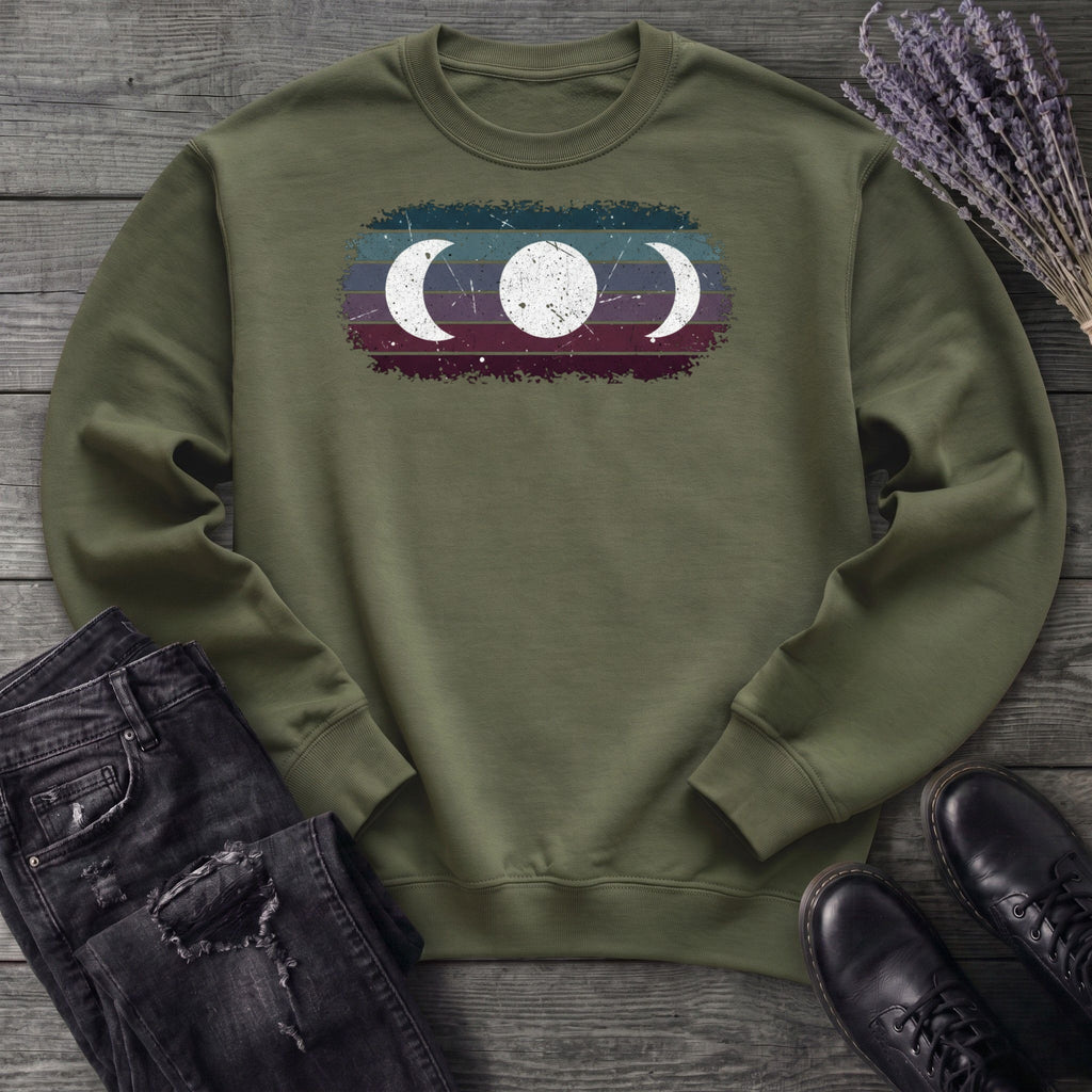 Grunge Moon Phase Trio Sweatshirt