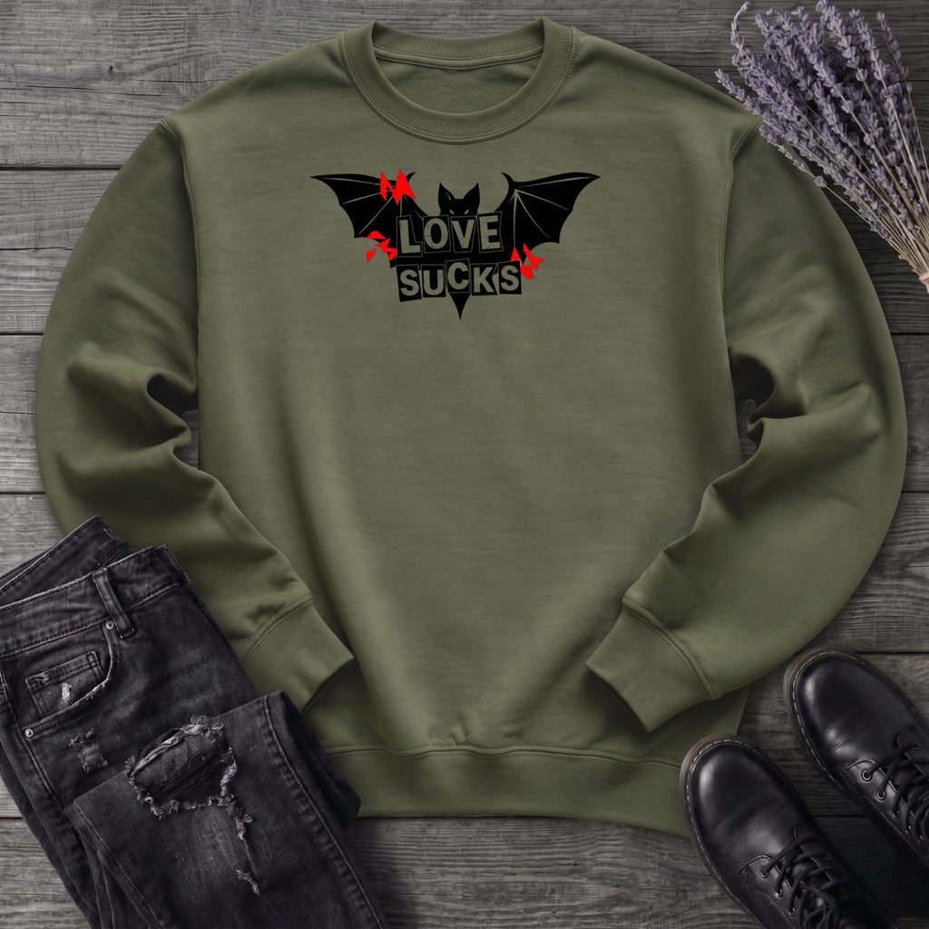 Love Sucks Punk Bat Sweatshirt