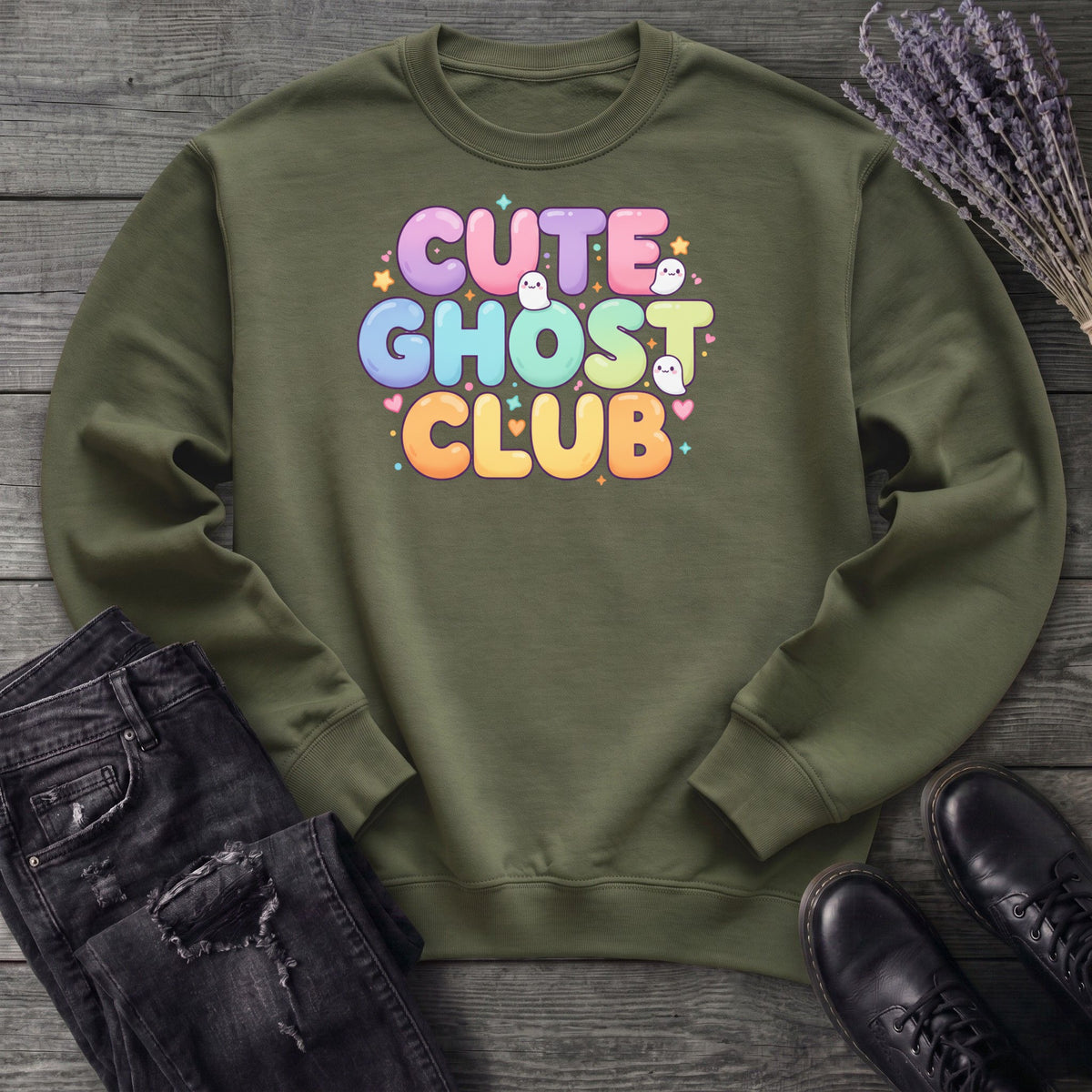 Cute Ghost Club Sweatshirt