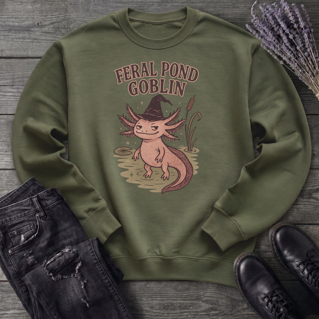 Feral Pond Goblin Sweatshirt