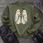 Two Ghosts Heart Hands Sweatshirt