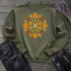 autumn leaves mandala Sweatshirt