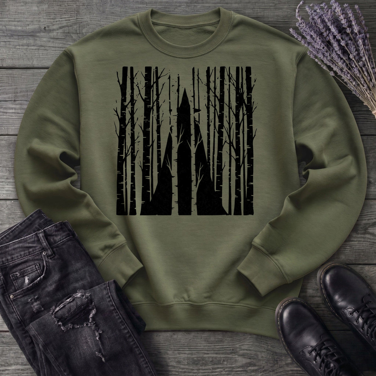 Witch Among The Trees Sweatshirt