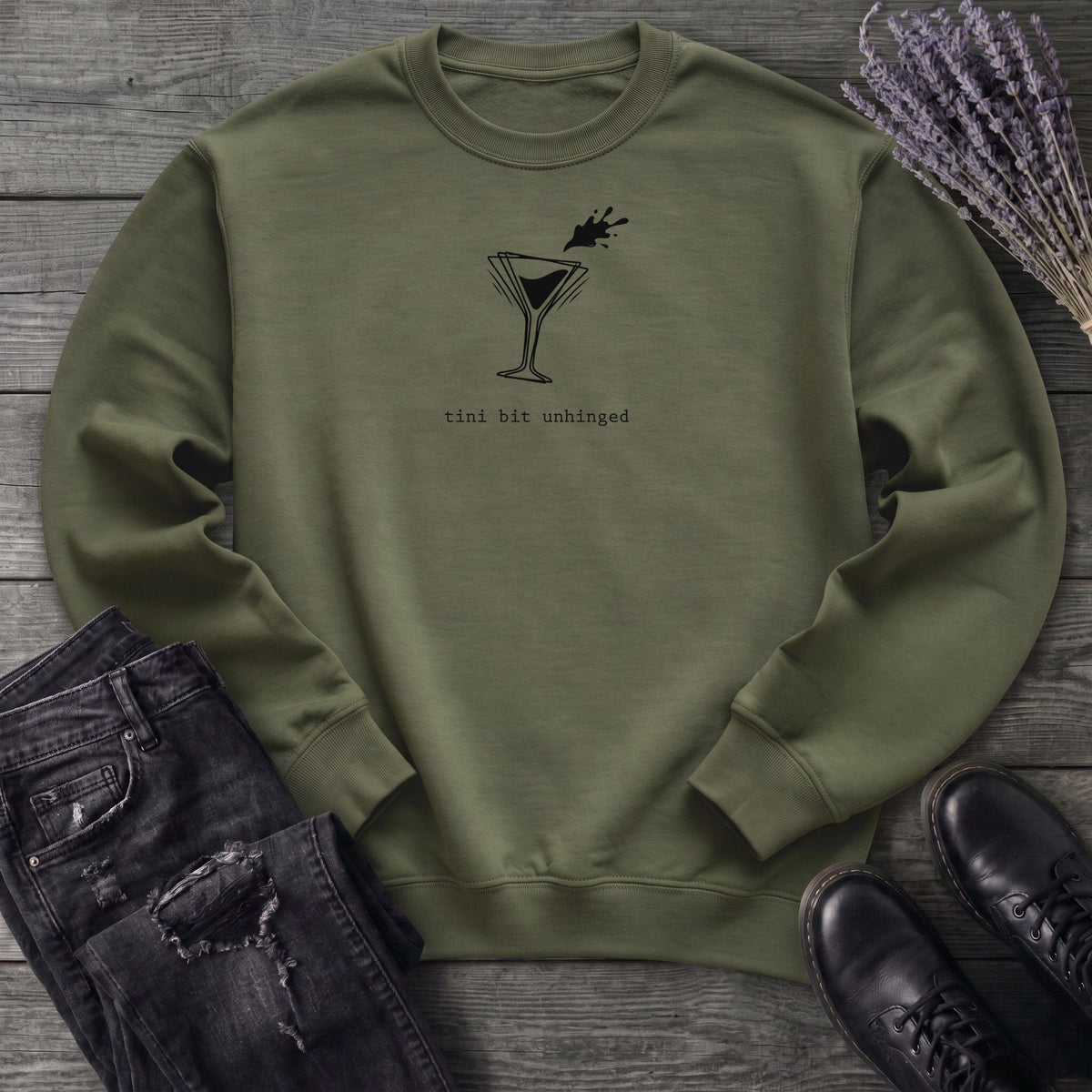 tini bit unhinged Sweatshirt