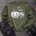 Raccoon And Pumpkin Sweatshirt