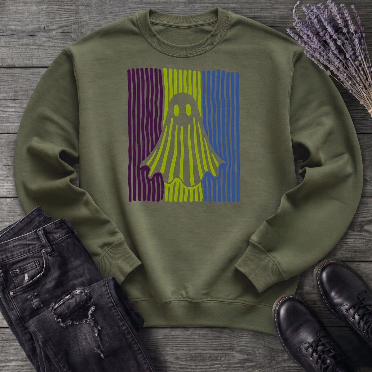 Ghost Stripes Sweatshirt